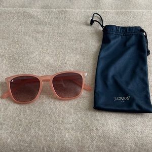 JCrew pink acrylic sunglasses